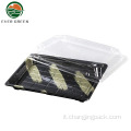 Box sushi da asporto in plastica eco-compatibile